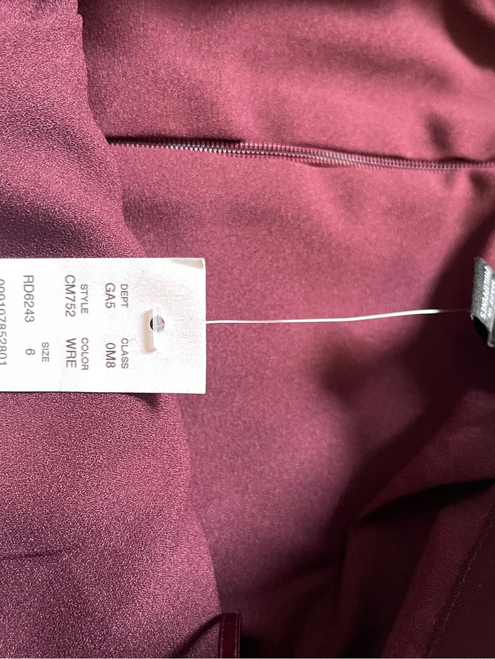 J. Crew Wine Faux-Leather A-Line Midi Skirt - Picture 5 of 5